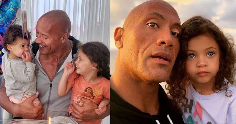 The Rock had to endure a sing-along with his youngest daughter
