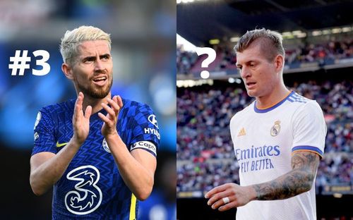 Chelsea's Jorginho and Real Madrid's Toni Kroos