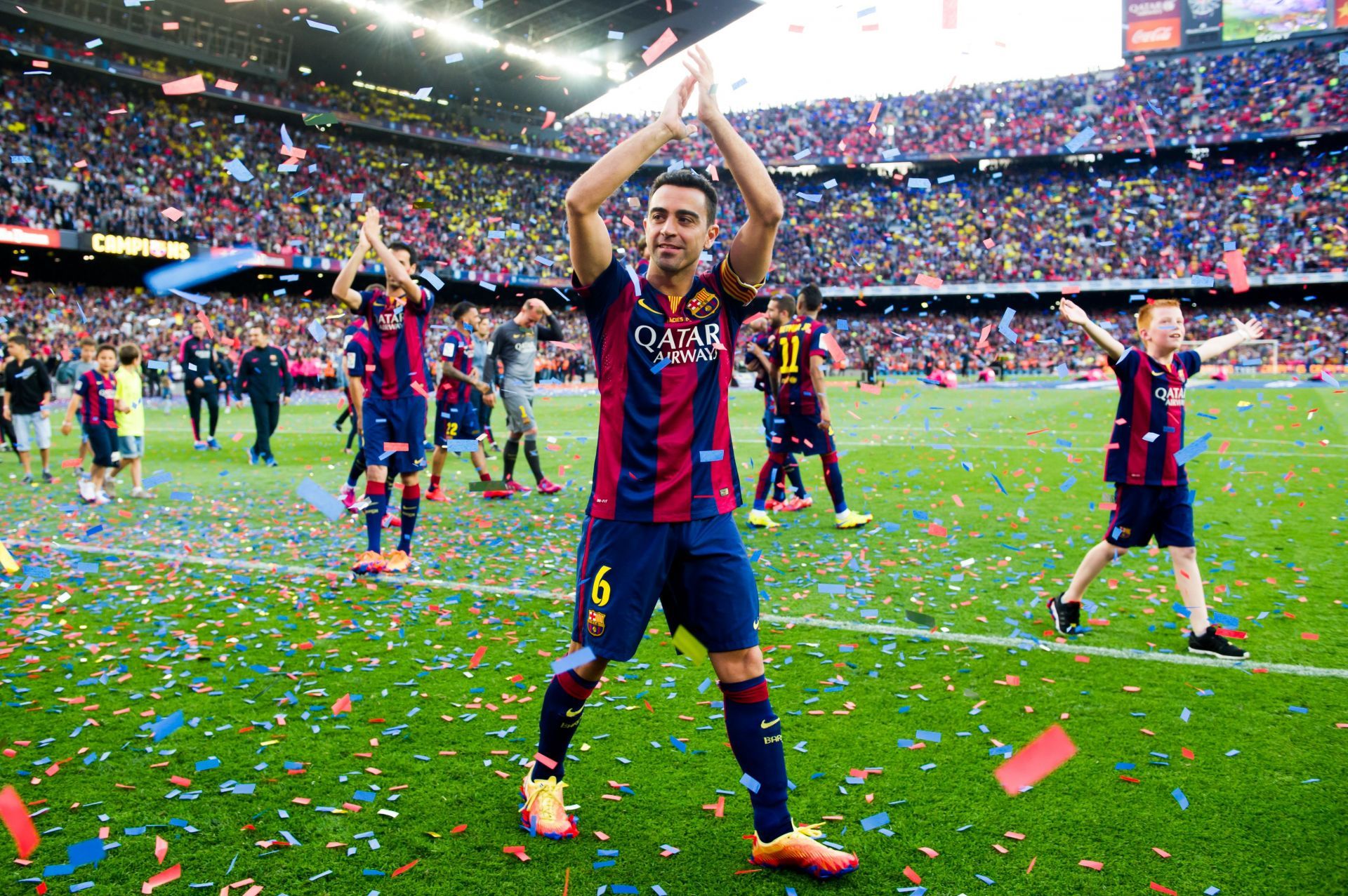 The Spaniard was the captain of the Blaugrana for one season