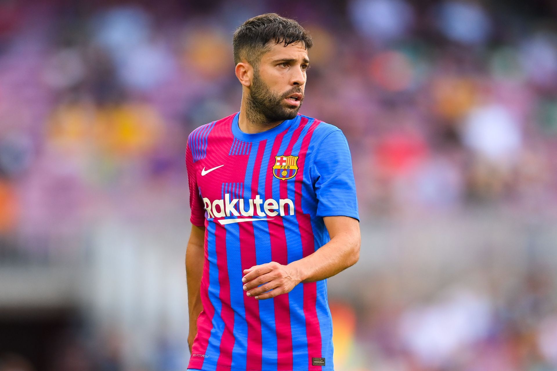 Alba is in his 10th season with Barcelona