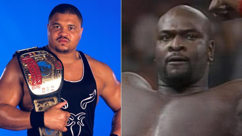 D&#039;Lo Brown (left); Ahmed Johnson (right)