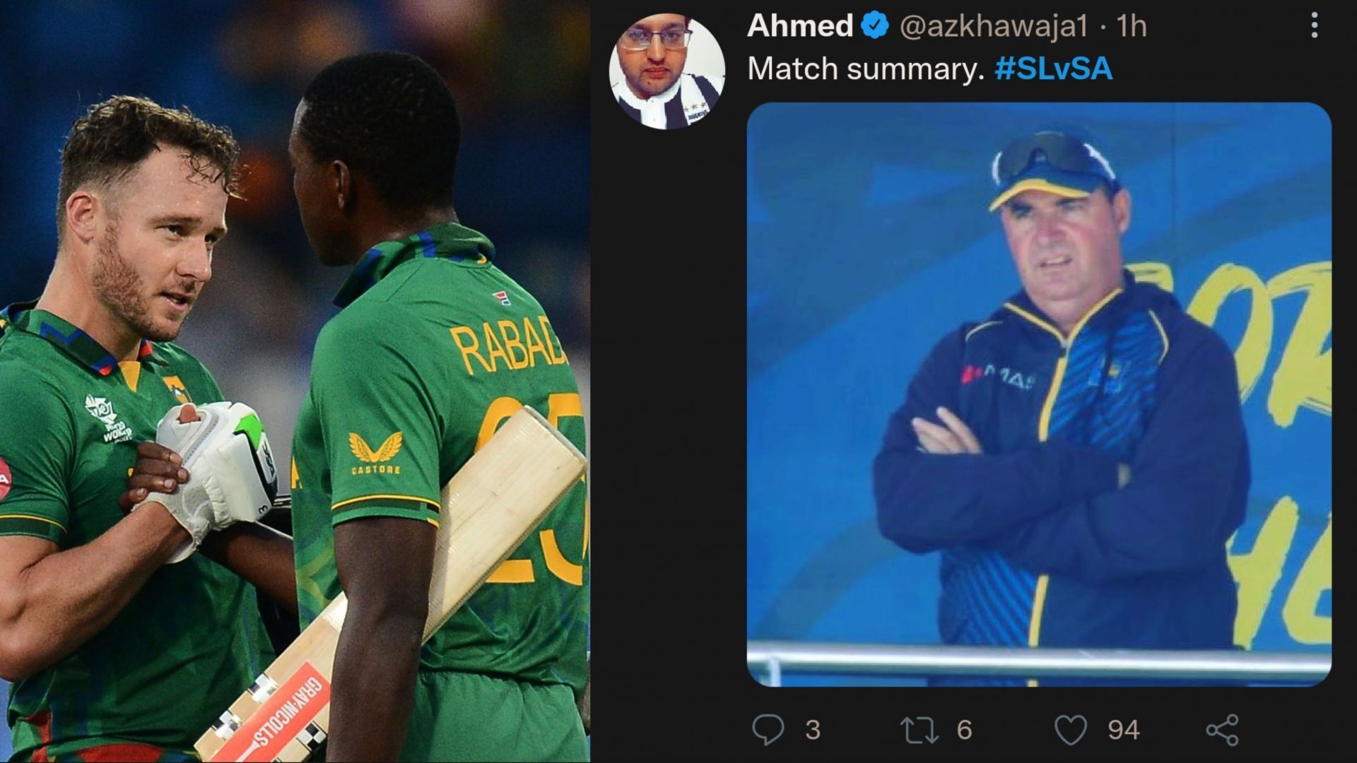 David Miller and Kagiso Rabada helped South Africa register a memorable win in the ICC T20 World Cup 2021.