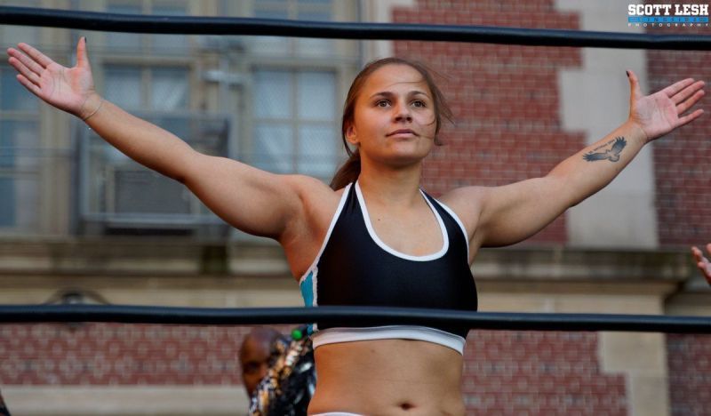 Leyla Hirsch hasn&#039;t been on the scene long but has made an impact in AEW, GCW and NWA