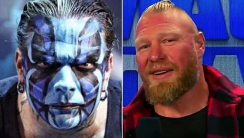 Find out more about Brock Lesnar's backstage segment with Jeff Hardy on SmackDown