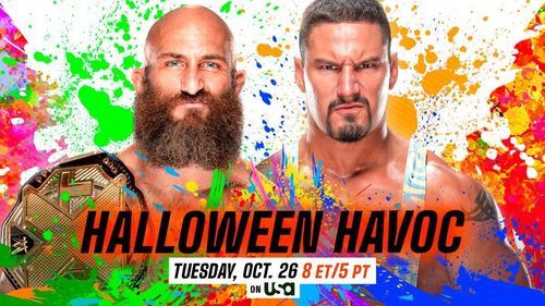 Tommaso Ciampa will defend the NXT Championship against Bron Breakker at Halloween Havoc.