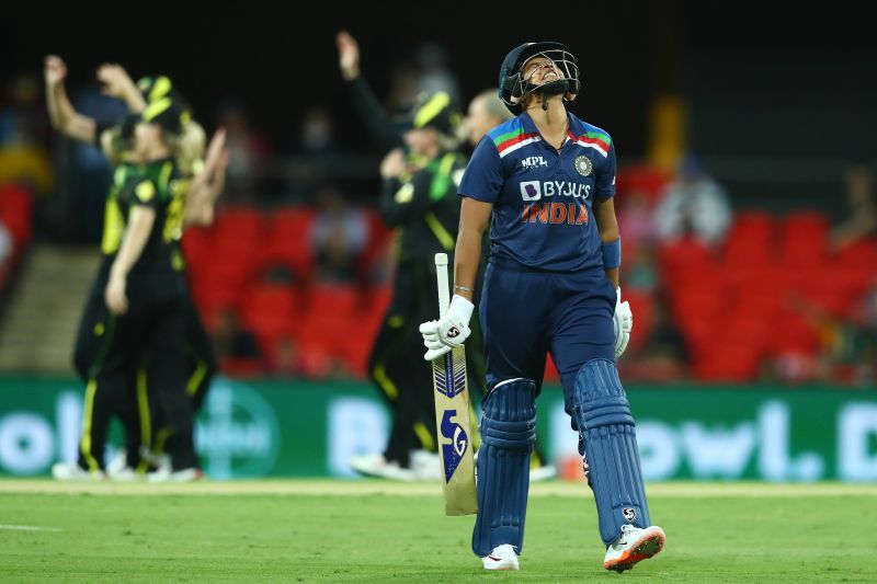 Shafali Verma during the Australia v India: T20 Series - Game 3.