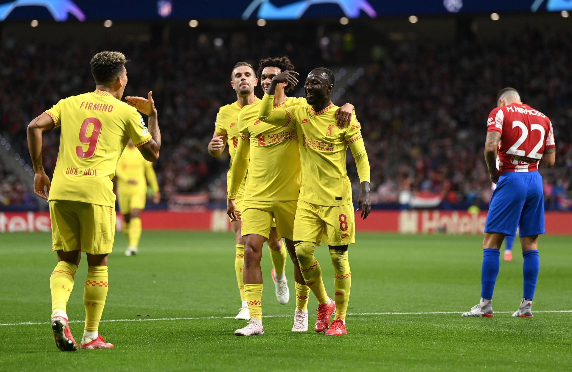 Despite his first-half wonder-goal, Keita was hooked off at half-time.