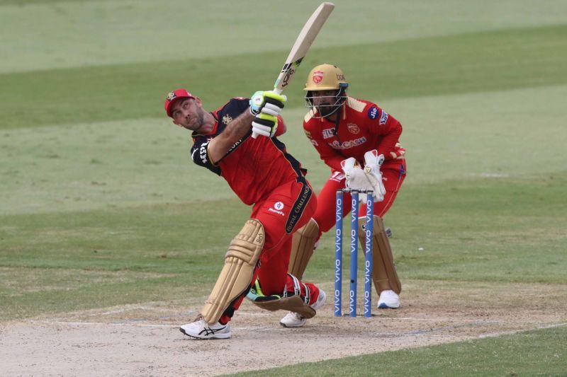 Glenn Maxwell played a blazing knock for RCB against PBKS [P/C: iplt20.com]