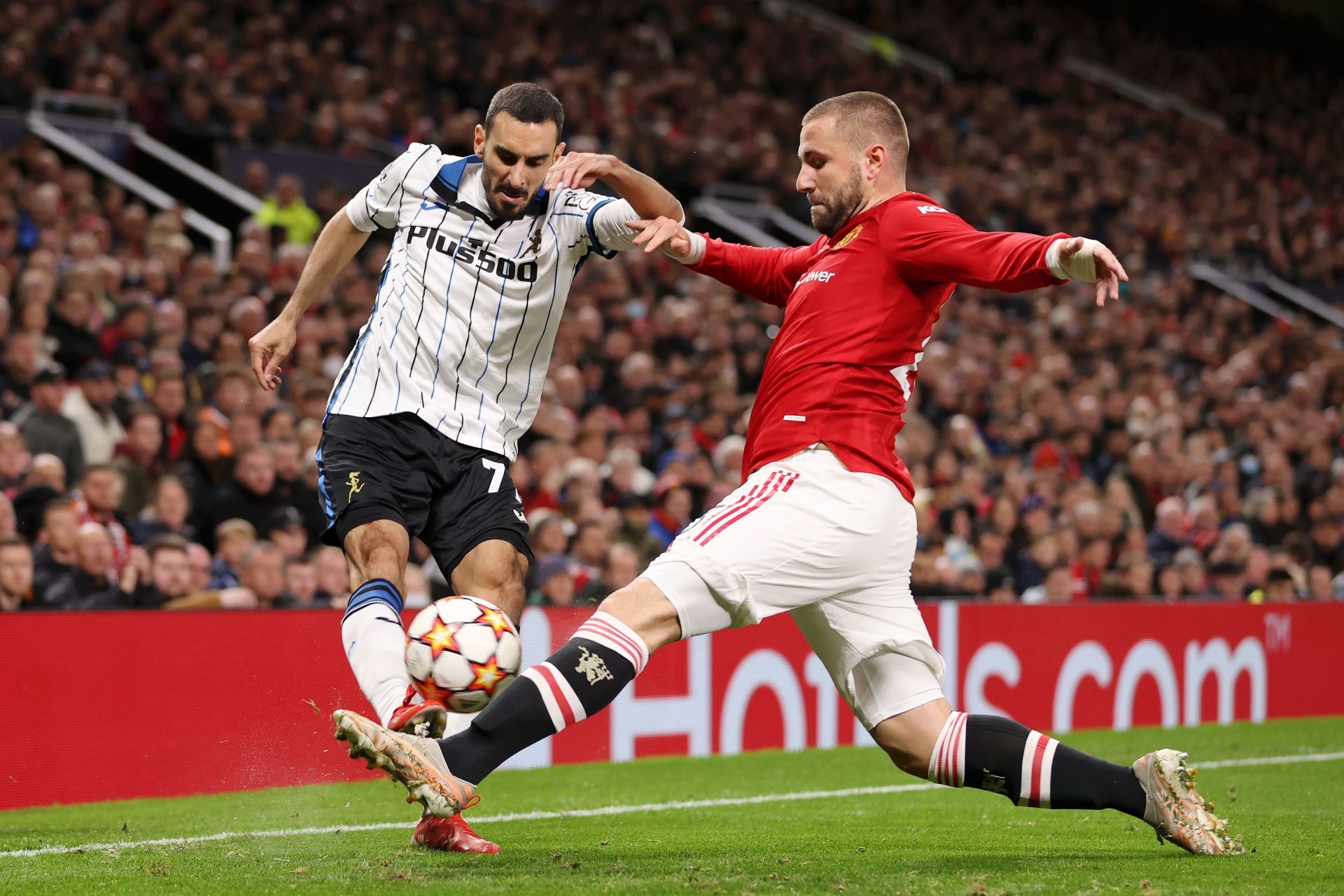Luke Shaw has impressed with his pace and work rate this season.