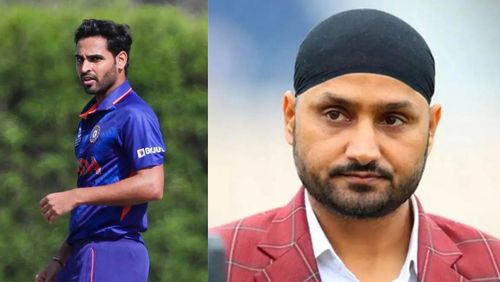 Harbhajan Singh (R) has called for Shardul Thakur's inclusion in place of Bhuvneshwar Kumar (L).