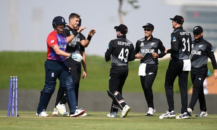 Jason Roy was dismissed for a first ball duck against New Zealand in the second warm-up game