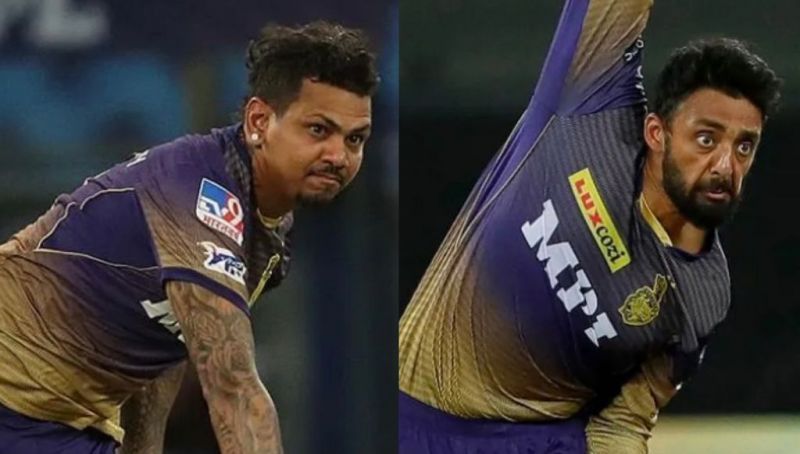 Sunil Narine and Varun Chakravarthy lend potency to the Kolkata Knight Riders attack [P/C: BCCI]