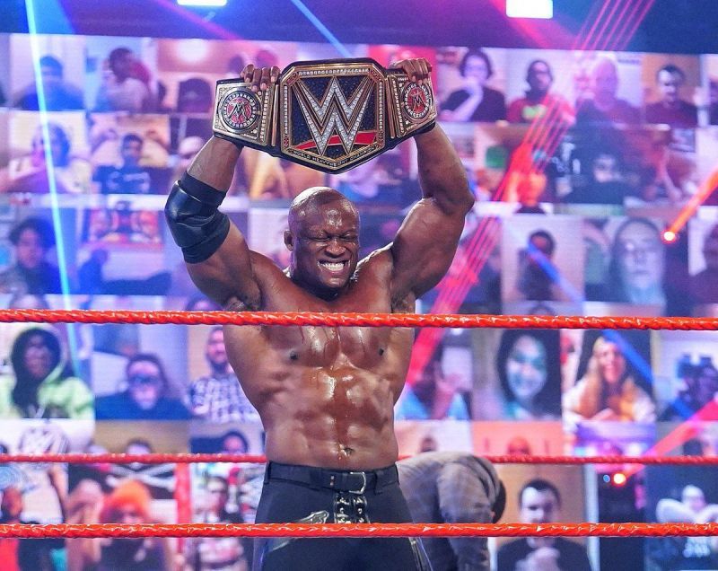 Bobby Lashley was the WWE Champion on RAW