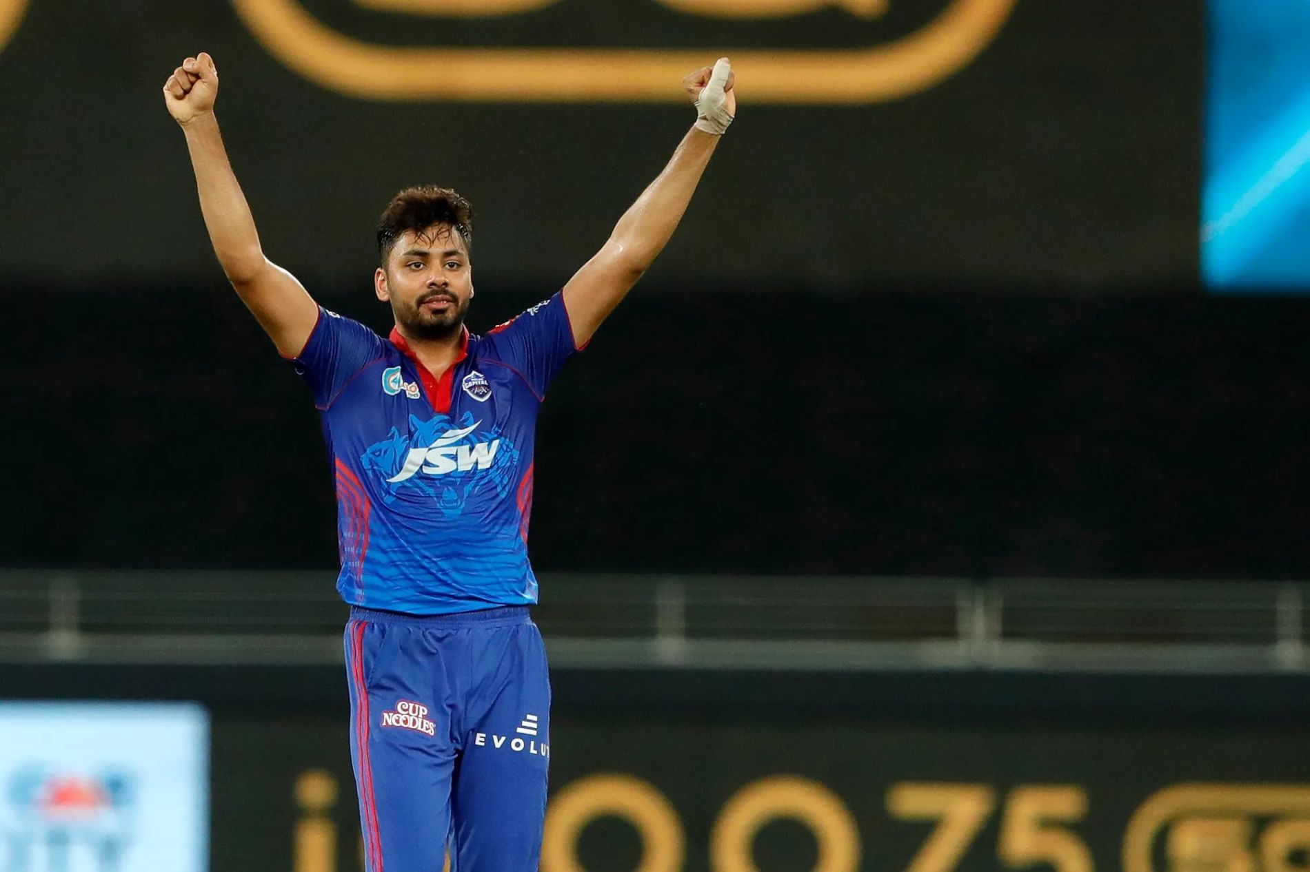 DC pacer Avesh Khan. Pic: IPLT20.COM