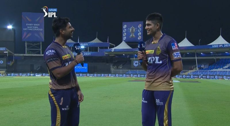 Rahul Tripathi(l) and Shubman Gill(r). (Image: BCCI)