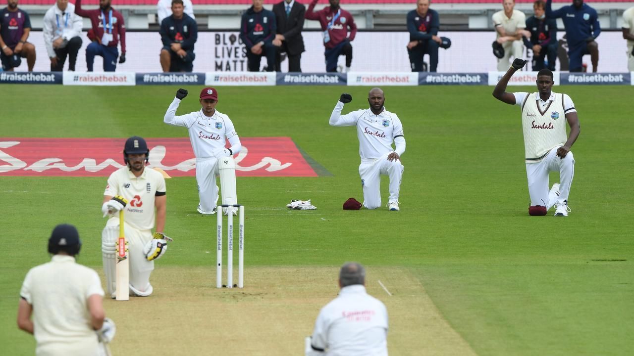 England had joined West Indies in taking a knee when the latter toured there last year