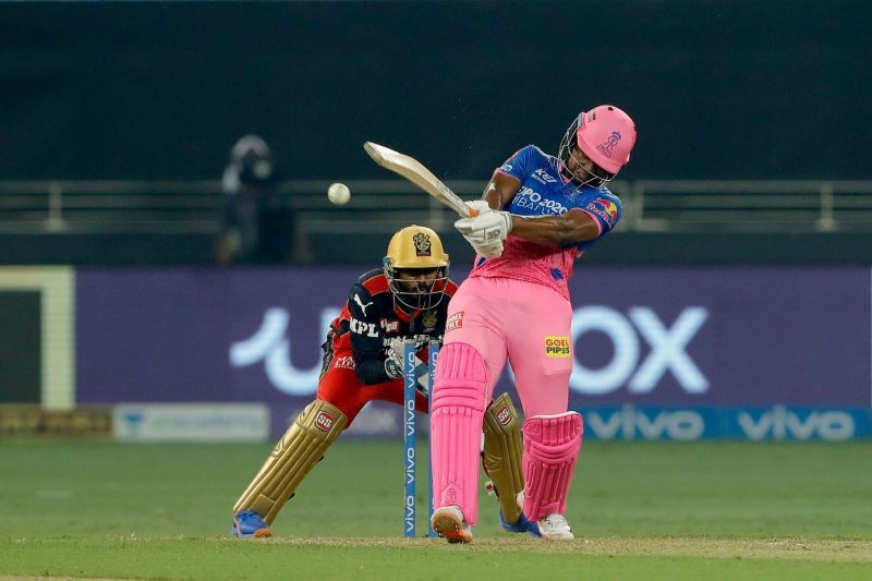 Evin Lewis was RR&#039;s best player against RCB. (Image Courtesy: IPLT20.com)