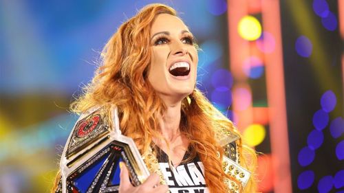 Becky Lynch gives her honest reaction to the 3D graphic "Big Time Becks'