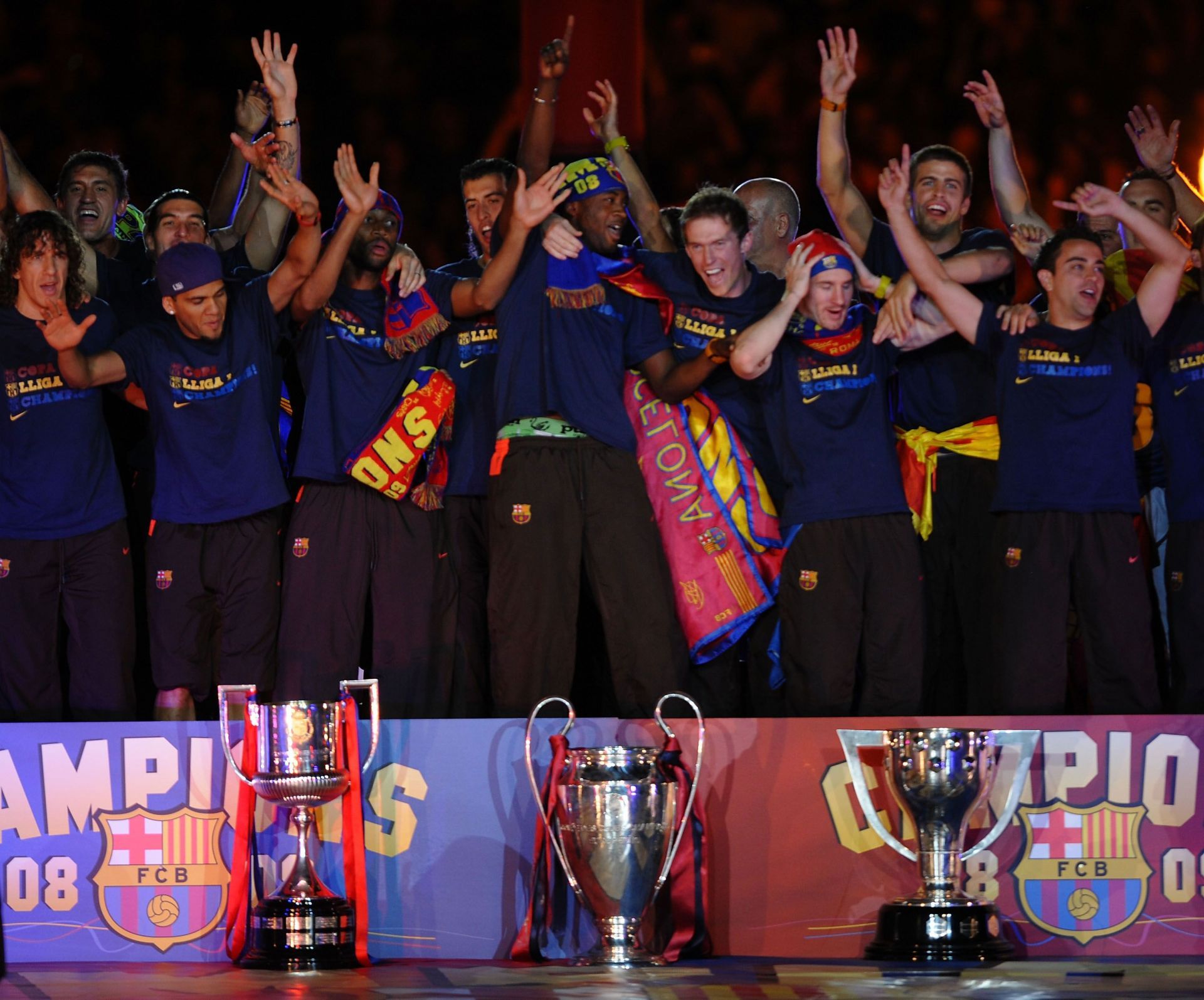 Barcelona Celebrates UEFA Champions League Victory