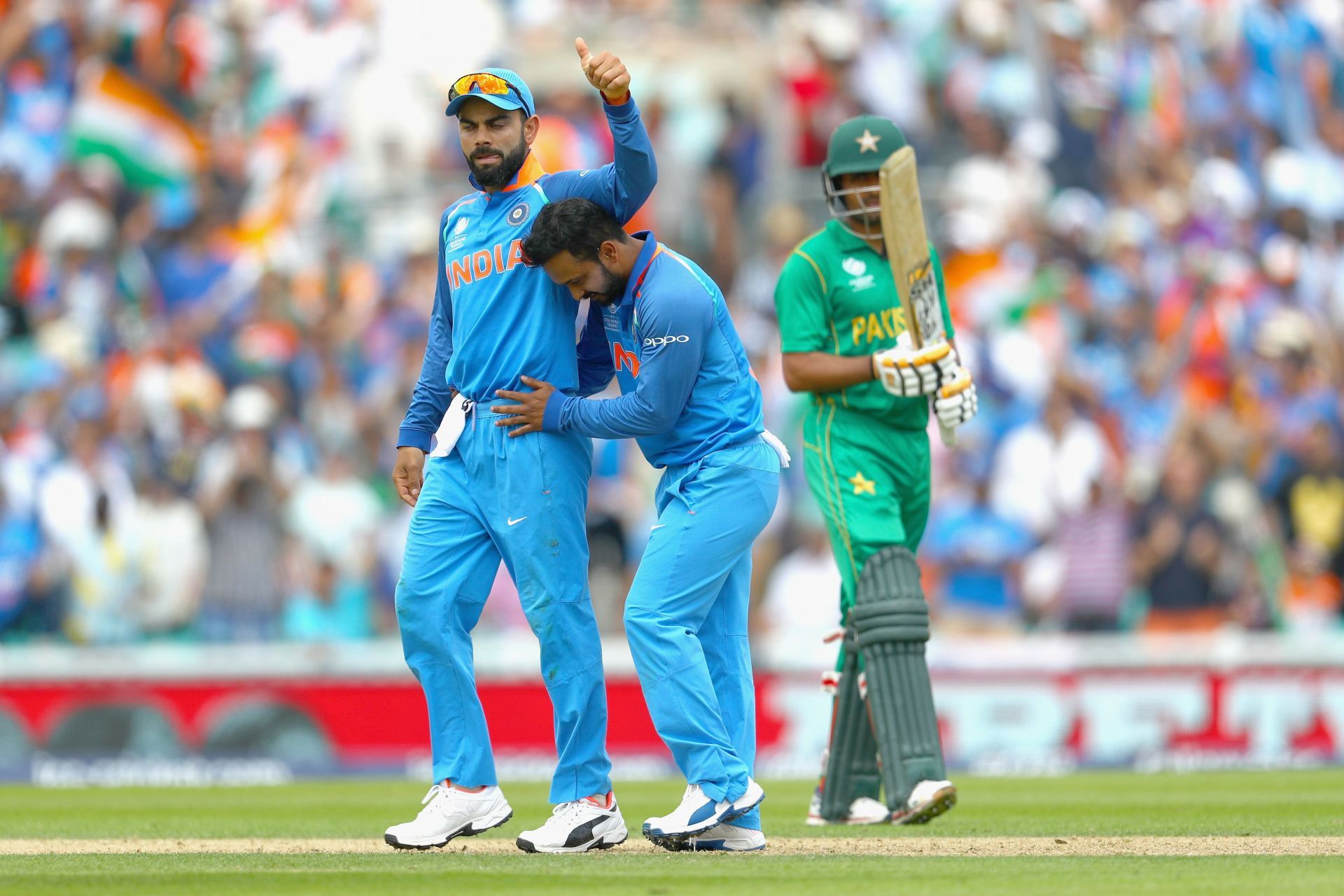 India vs Pakistan. (Image source: Getty)