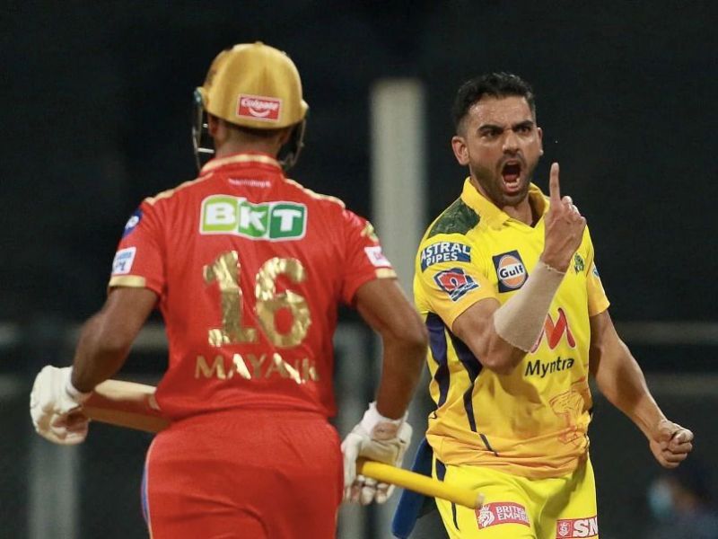 Deepak Chahar was breathing fire against Punjab Kings