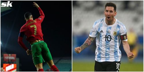 Cristiano Ronaldo and Lionel Messi are arguably the best players in football history