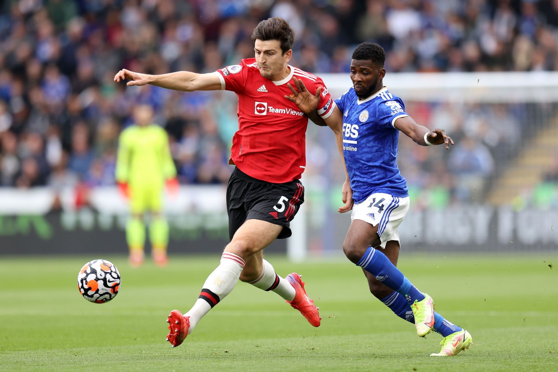 Harry Maguire in action for Manchester United