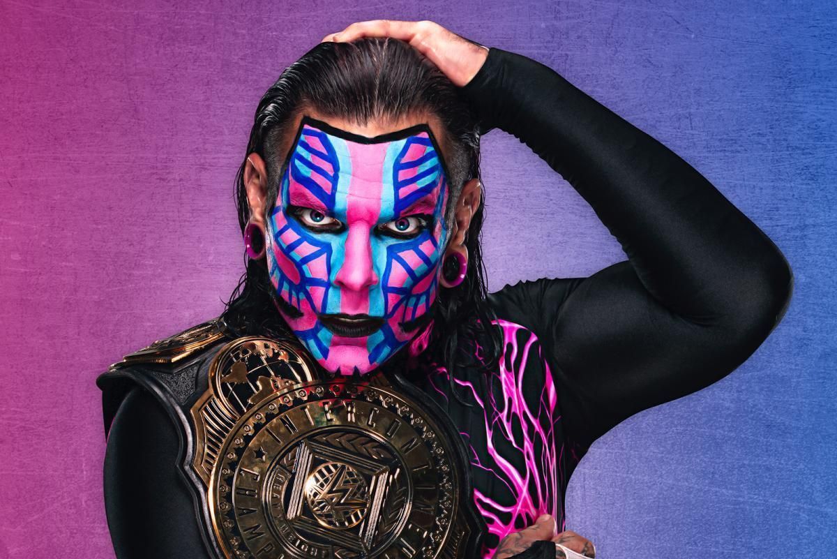 Jeff Hardy as the Intercontinental Champion in WWE