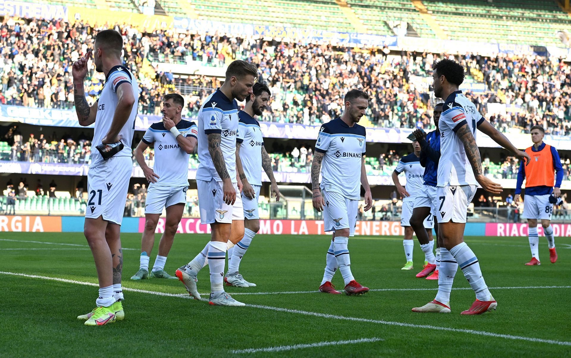 Lazio are looking to bounce back from their loss last time out