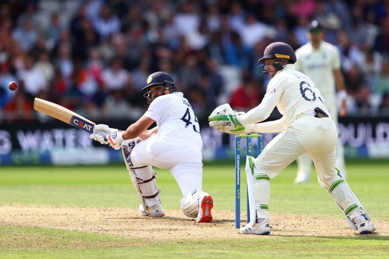 Rohit Sharma during the Test series in England. Pic: Getty Images