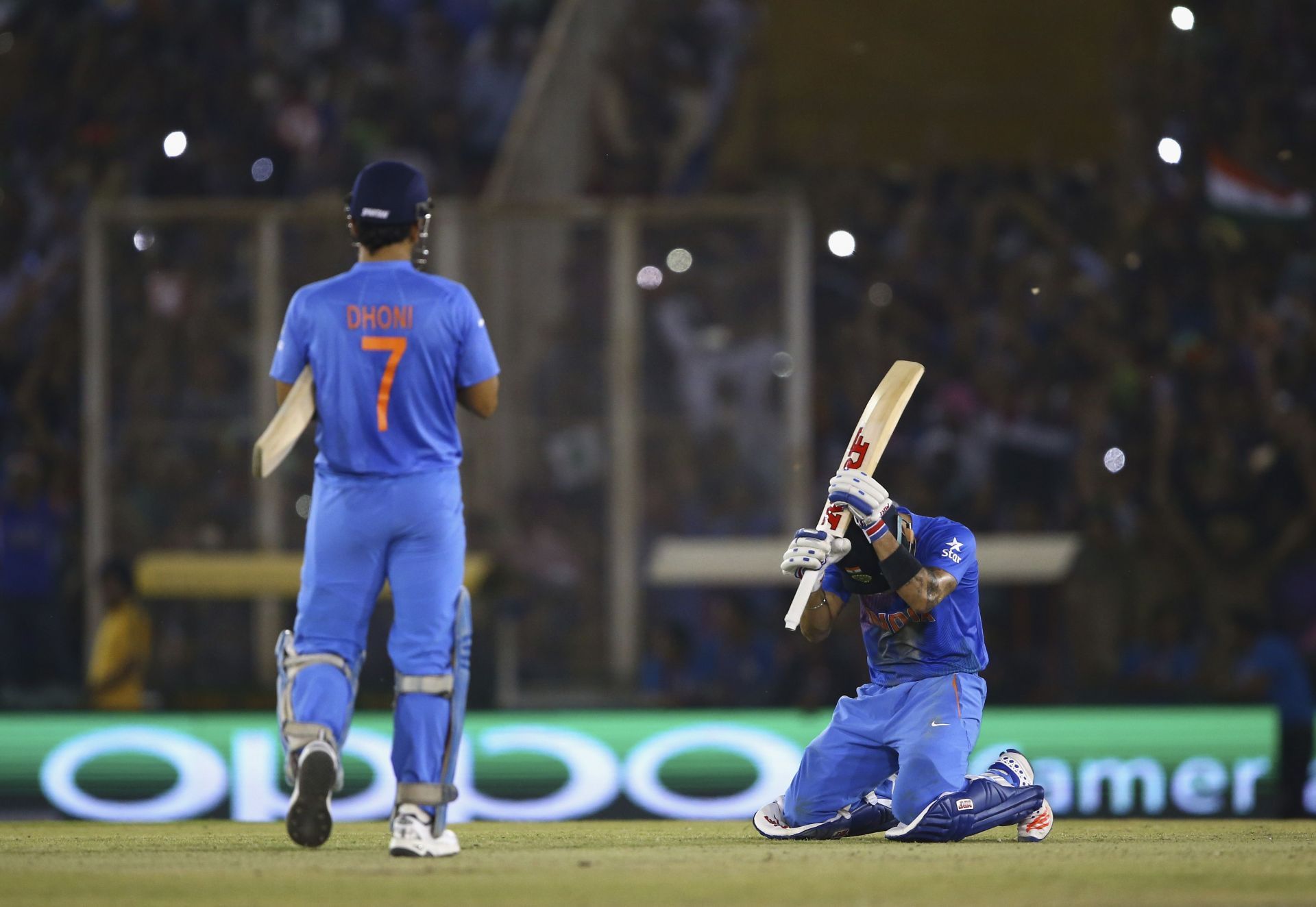 MS Dhoni and Virat Kohli. (Image: Getty)