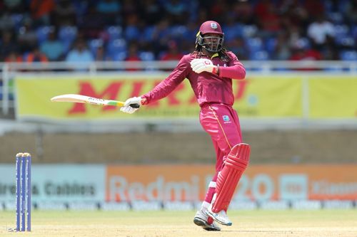 West Indies batter Chris Gayle. Pic: Getty Images