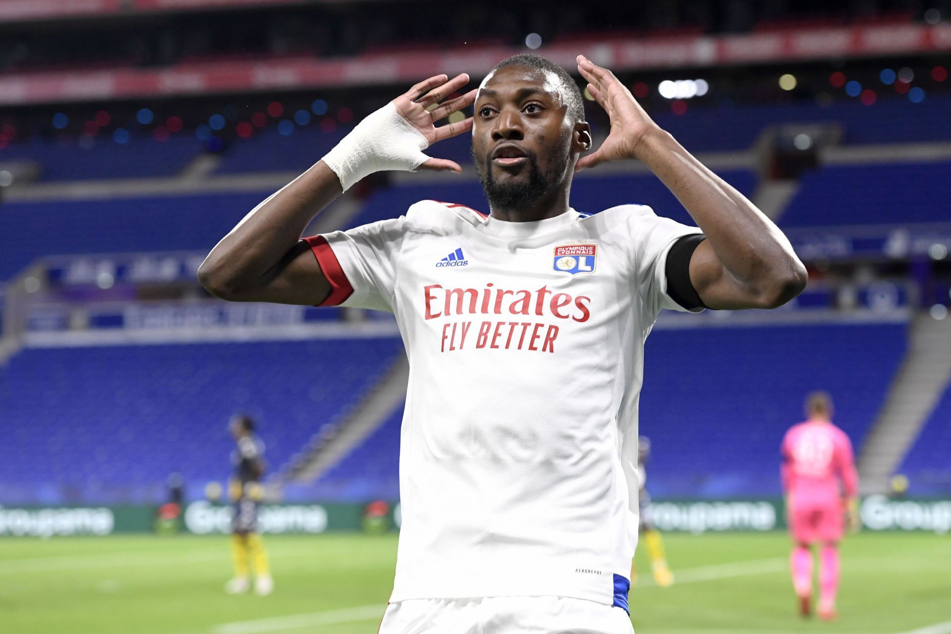 Can Karl Toko Ekambi help Lyon to defeat Nice this weekend?