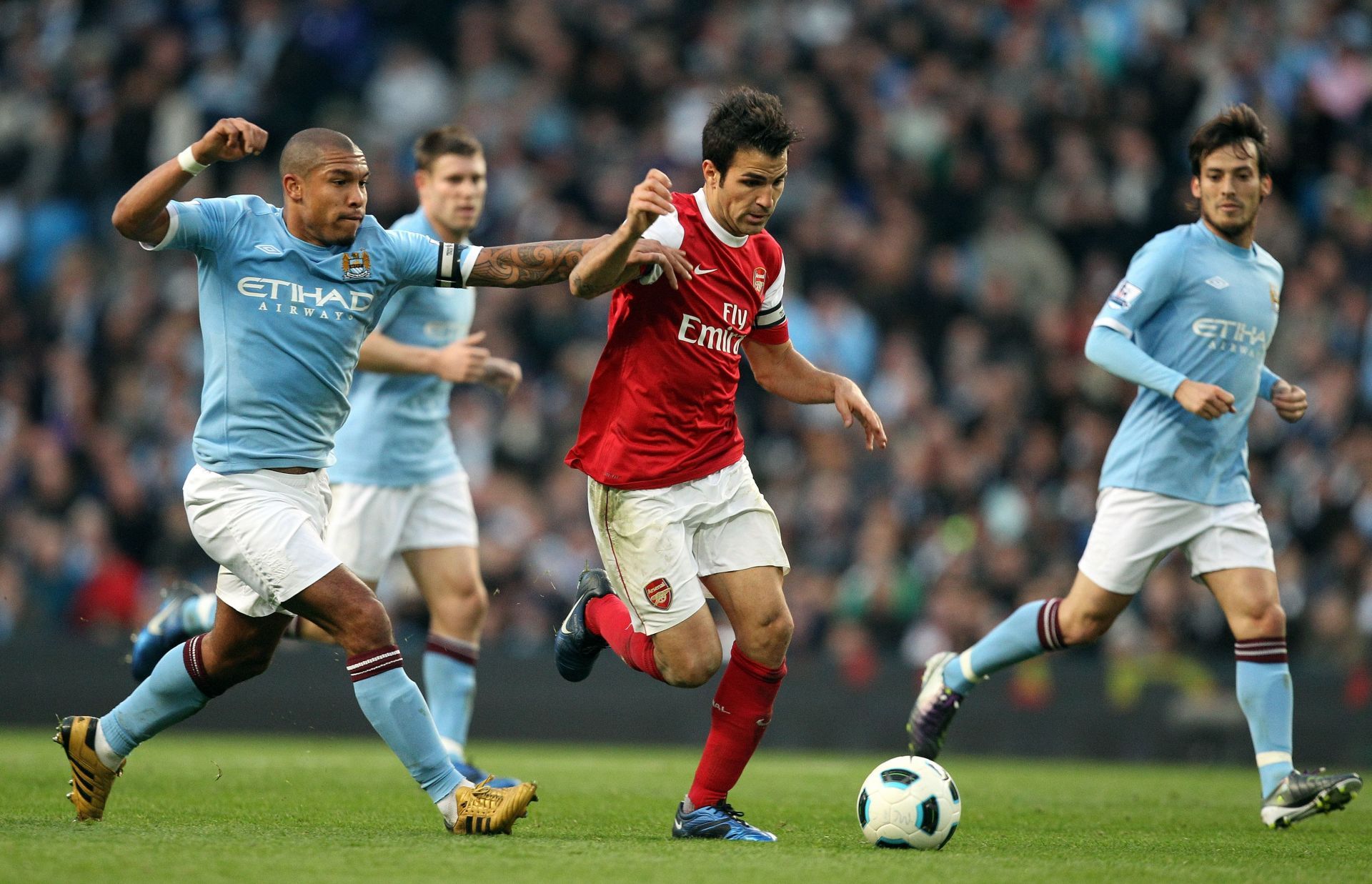 Fabregas in action for Arsenal
