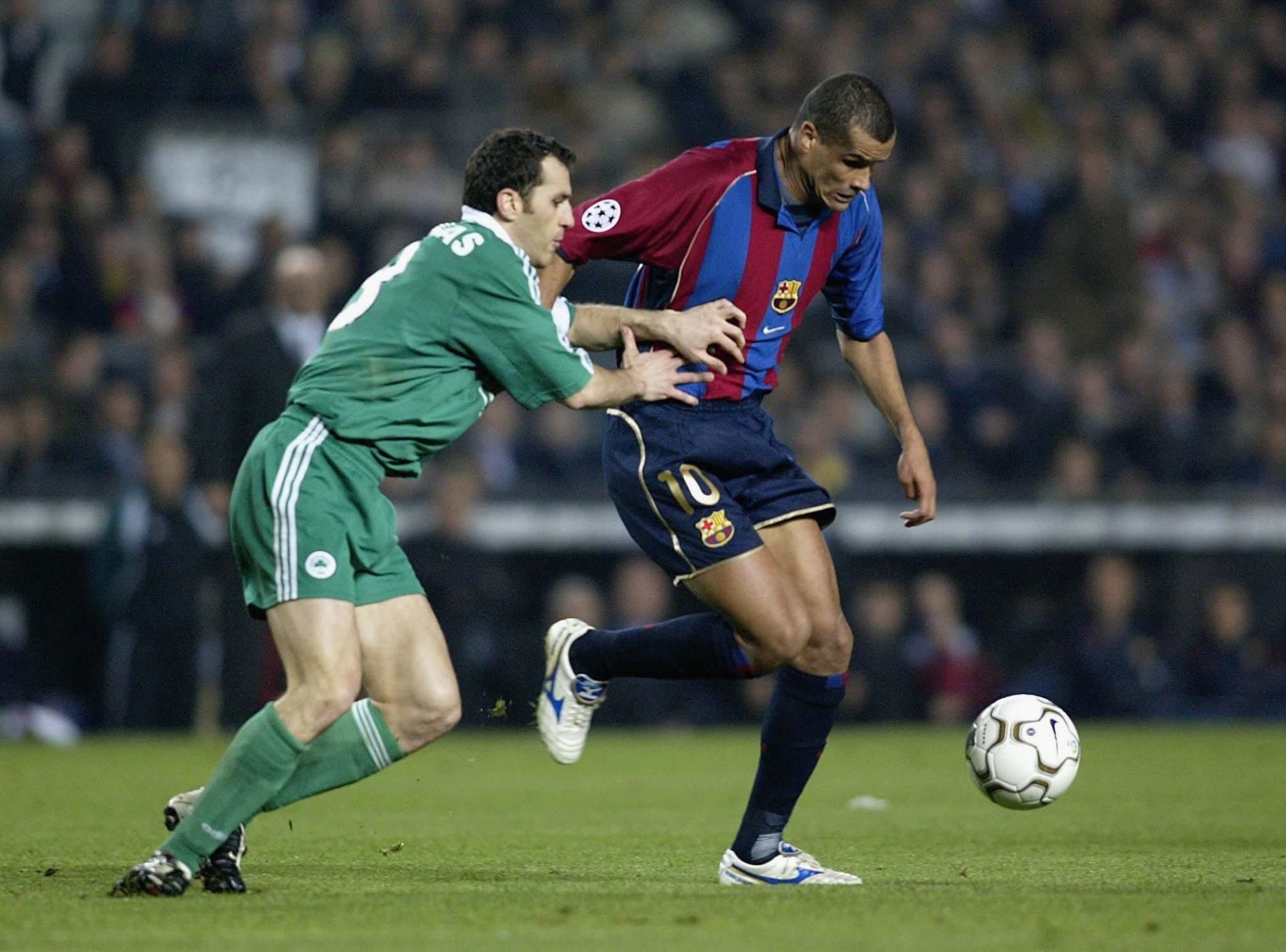 Rivaldo scored 22 goals for Barcelona in UCL