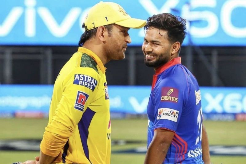 MS Dhoni and Rishabh Pant have smilingly indulged in an epic IPL war