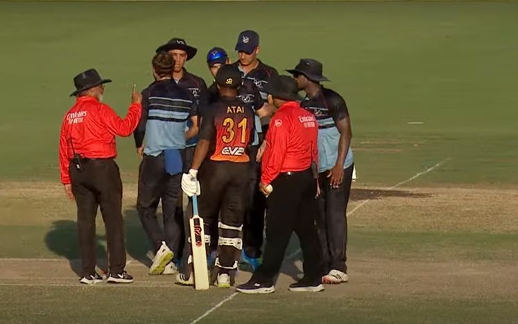 UAE T20 Bash में नामीबिया ने लगातार तीसरी जीत दर्ज की (Photo - YouTube SS)