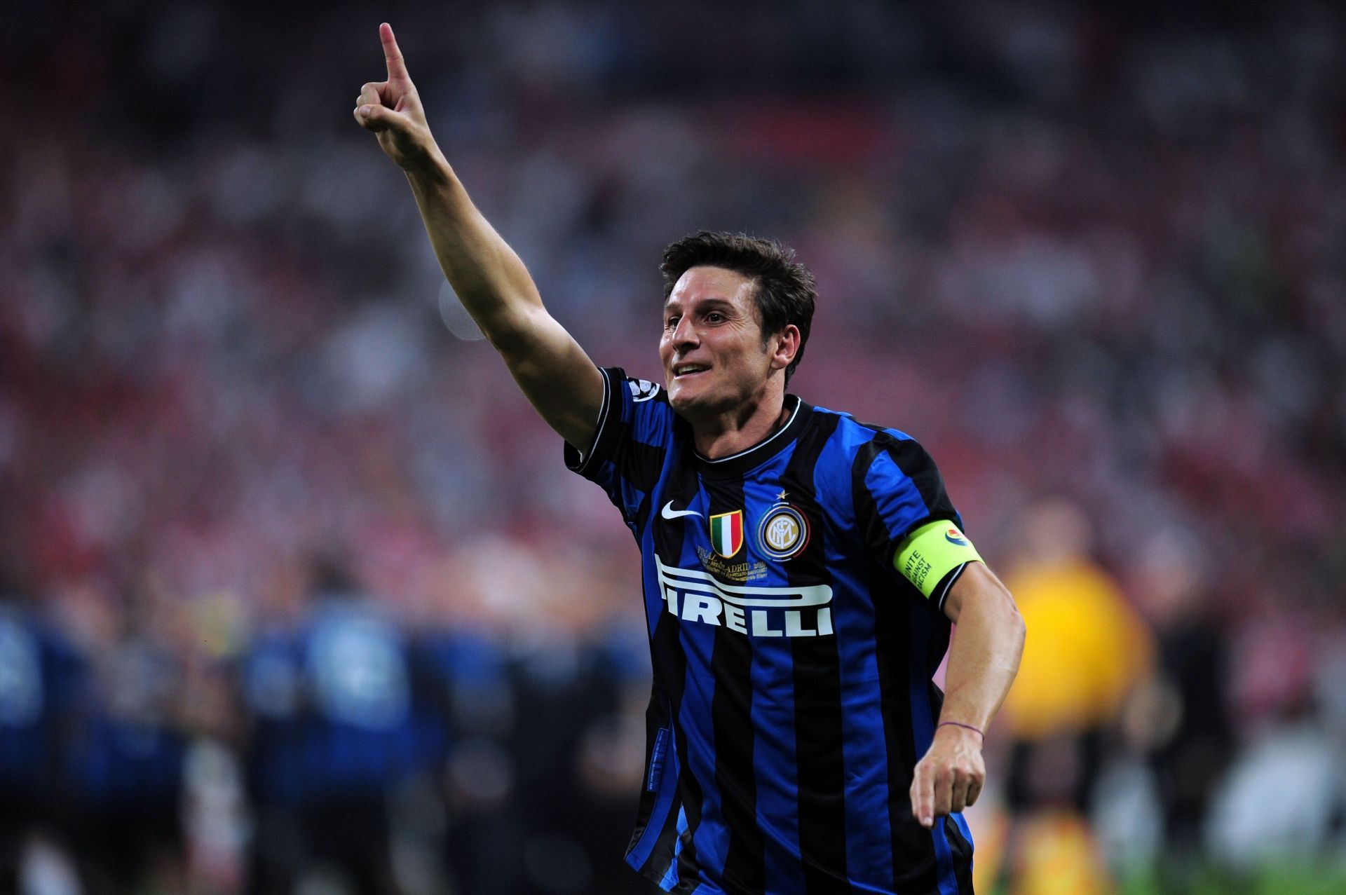 Javier Zanetti won the Champions League with Inter Milan in 2010.