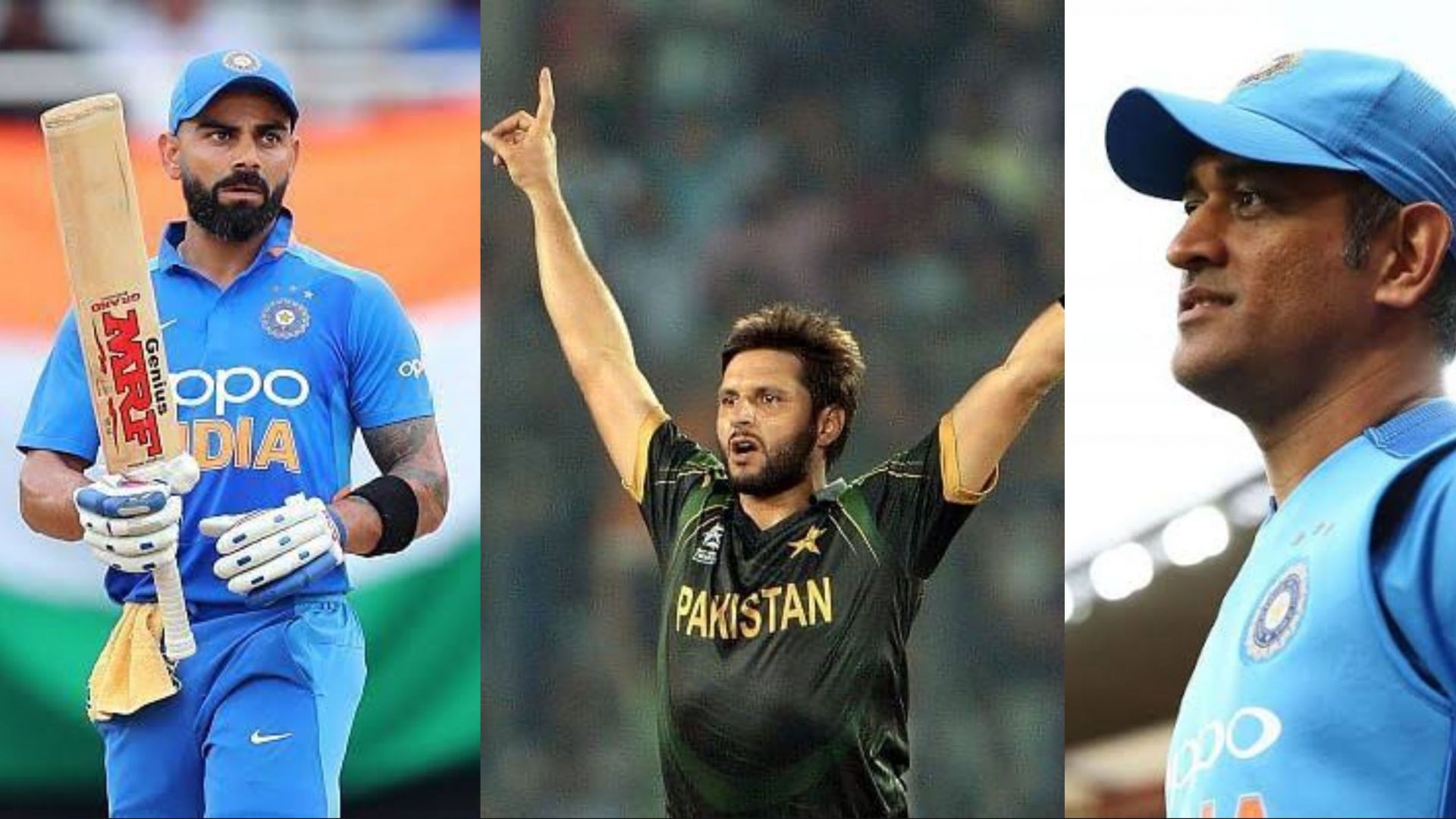 Virat Kohli, Shahid Afridi and MS Dhoni feature in this star-studded lineup