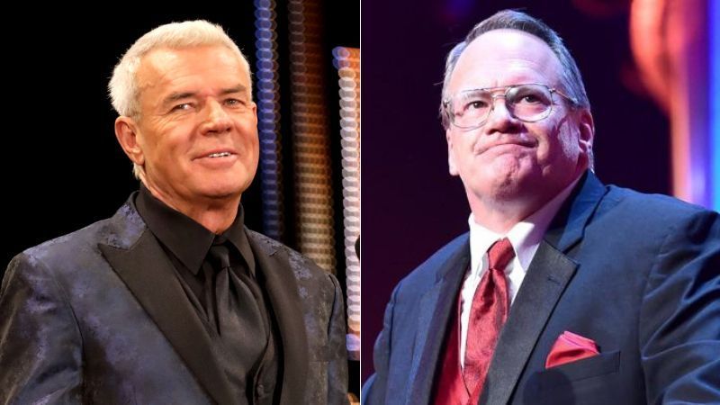 Eric Bischoff (left); Jim Cornette (right)