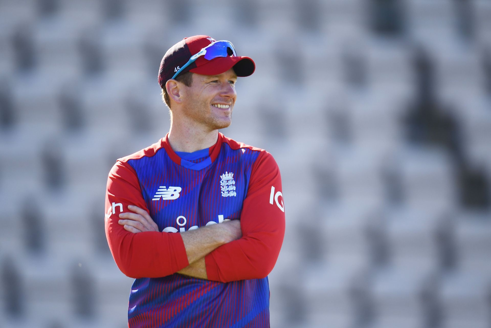 England captain Eoin Morgan is under the pump ahead of the T20 World Cup
