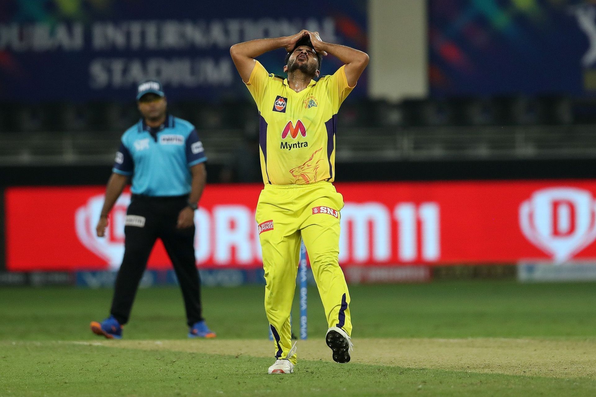 Shardul Thakur went for 11 runs in his first over in the final (Pic Credits: IPL)