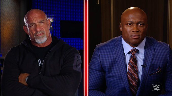 Goldberg and Bobby Lashley engaged in a war of words