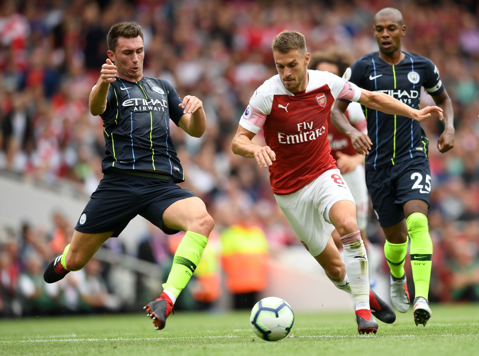 Ramsey in action for Arsenal