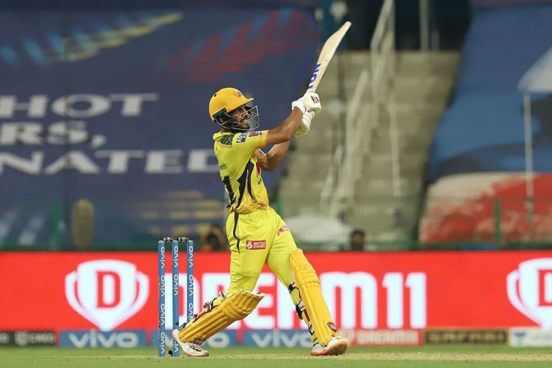 Ruturaj Gaikwad's hundred went in vain. Pic: IPLT20.COM