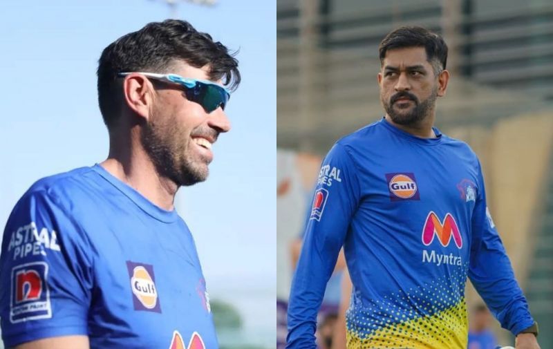 (L to R) Stephen Fleming and MS Dhoni. (Image source: Chennai Super Kings/Instagram)