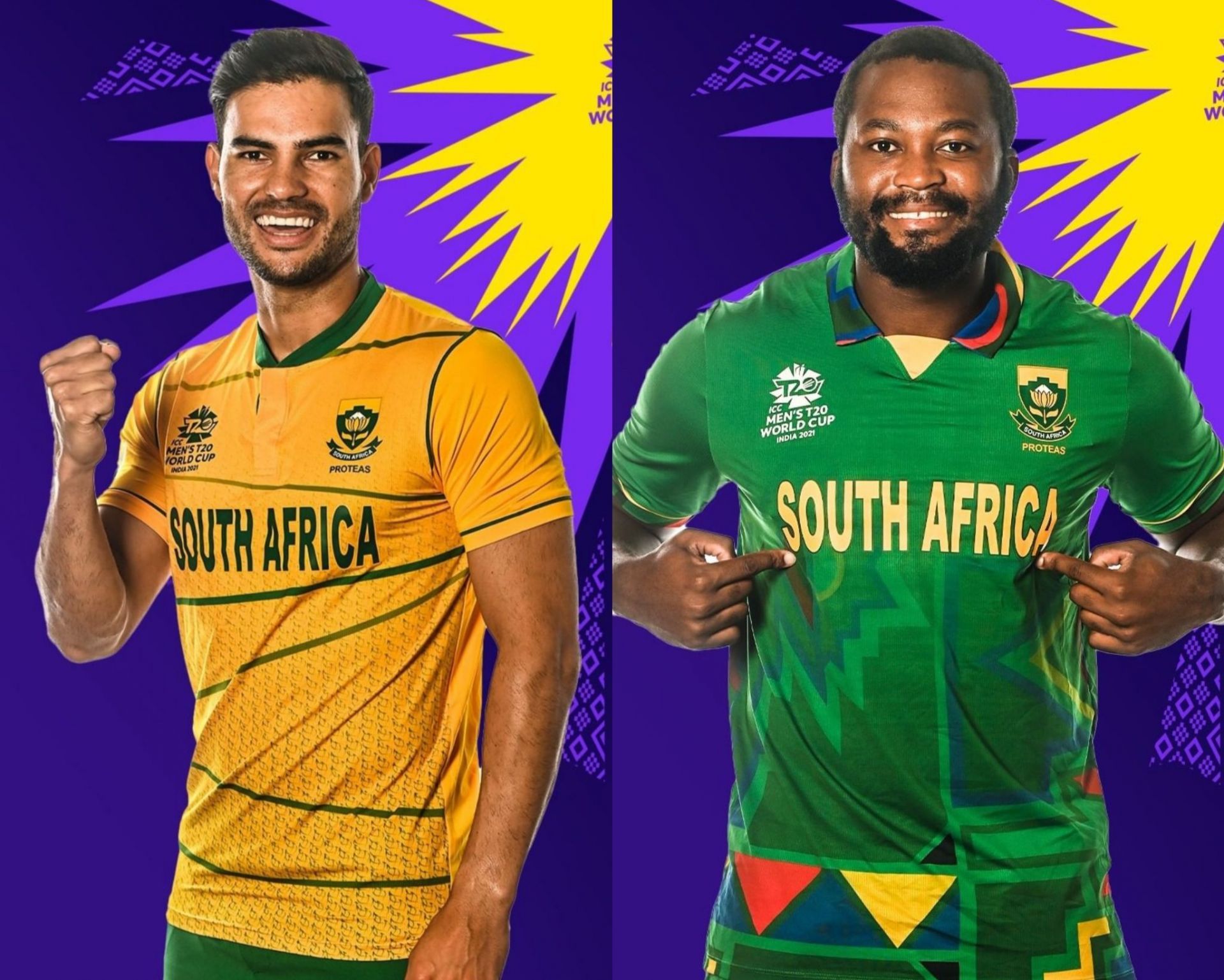 South Africa jersey for the T20 World Cup 2021