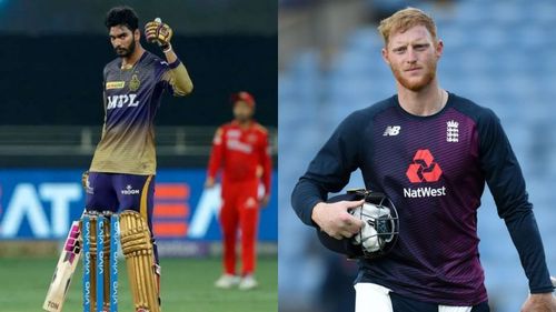 Brendon McCullum compares Venkatesh Iyer (L) to England's Ben Stokes (R).