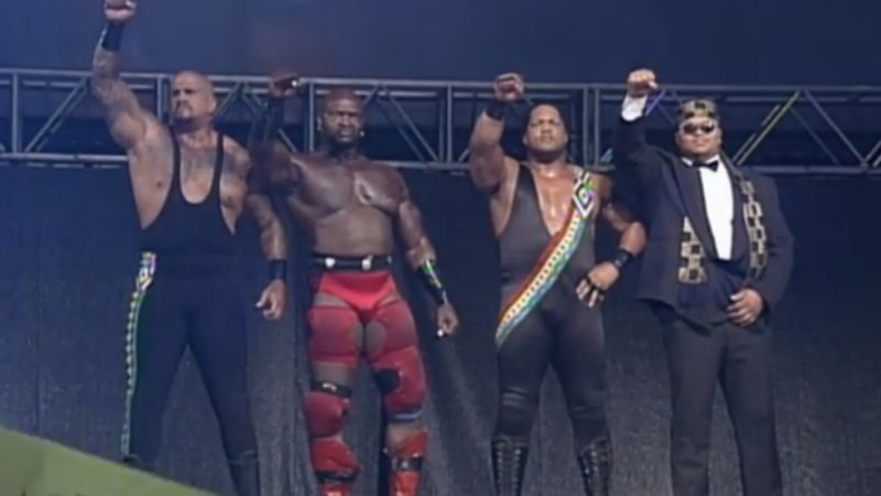 The Godfather, Ahmed Johnson, Farooq, and D&#039;Lo Brown