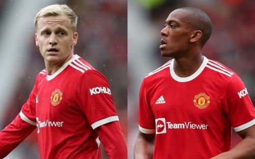 Donny van de Beek and Anthony Martial